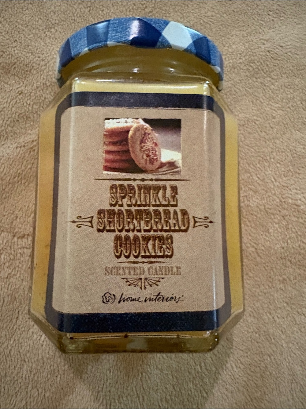 Sprinkle Shortbread Cookie Scented Candle Jar